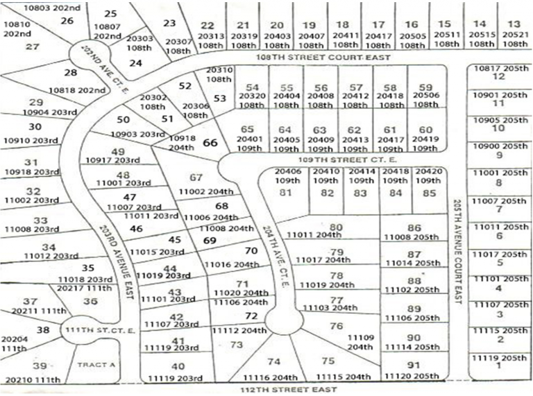 Cedar Ridge Plot Map Cedar Ridge Homeowners Association
